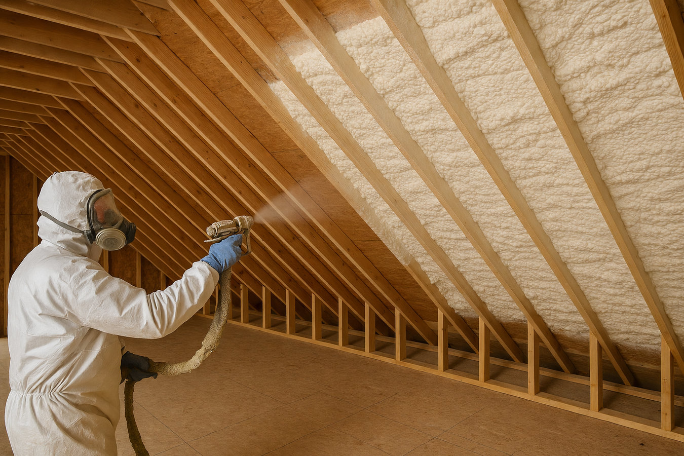 Attic air sealing in Petaluma, CA